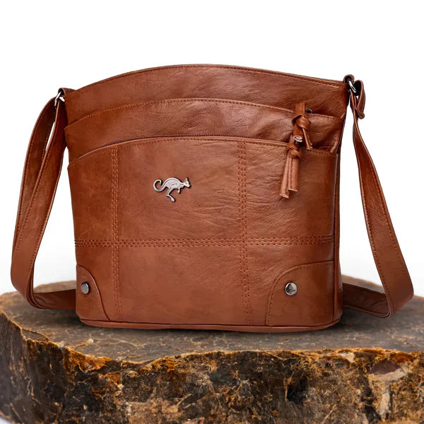Alina – Crossbody i veganskt läder med organiserade fickor