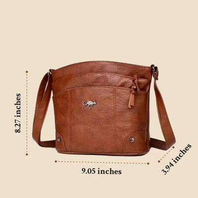 Alina – Crossbody i veganskt läder med organiserade fickor