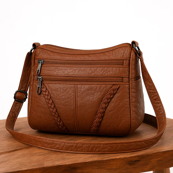 Runa – Organiserad crossbody i veganskt läder