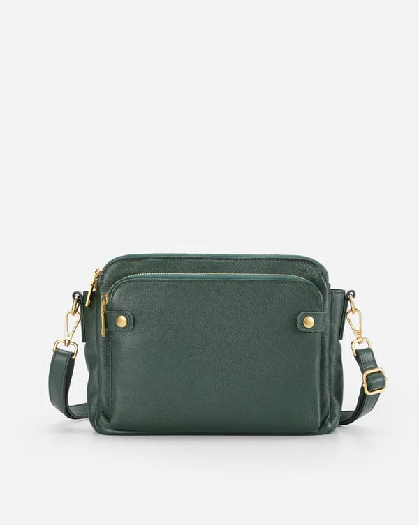 Elvy – Kompakt crossbody med dubbla fack